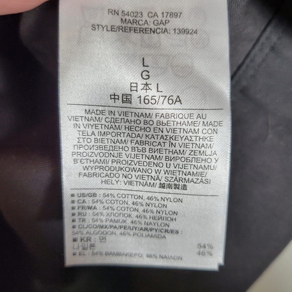 Gap gray metallic mini skirt with pockets Size L - Picture 7 of 9